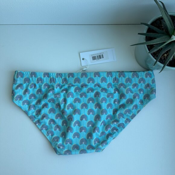 Parke & Ronen - Print Meridian Brief - Fan Dancer Robin's Egg (M) - Picture 4 of 8